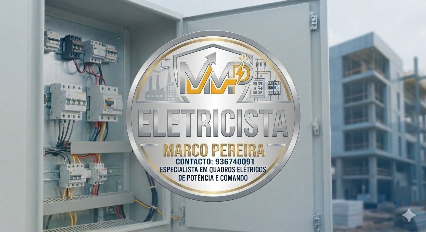 Identidade original MMP – Eletricista Marco Pereira, especialista em quadros elétricos de potência e comando